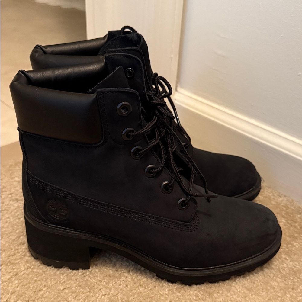 Timberland Women's Black Combat Boots
